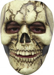 Latex Halloween Masker Cracked Skull