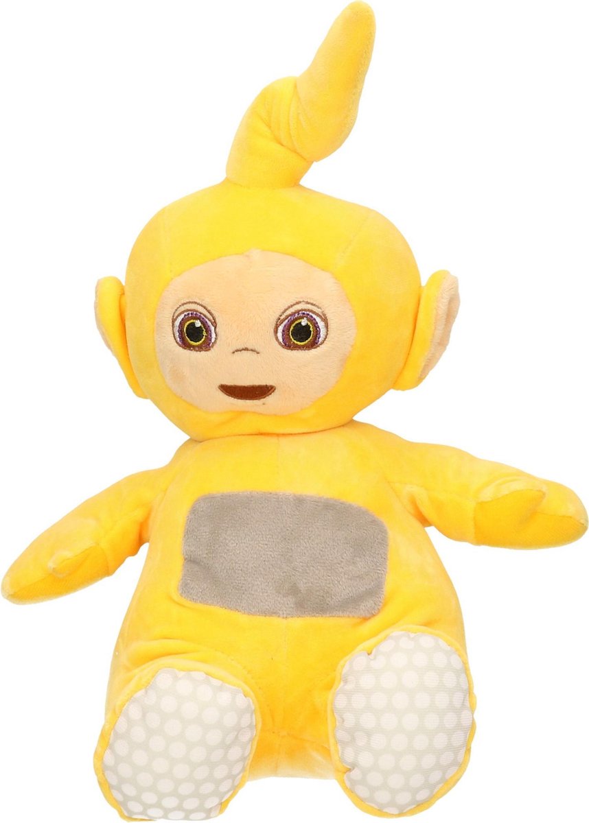 Pluche Teletubbies speelgoed knuffel Laa-Laa geel 34 cm