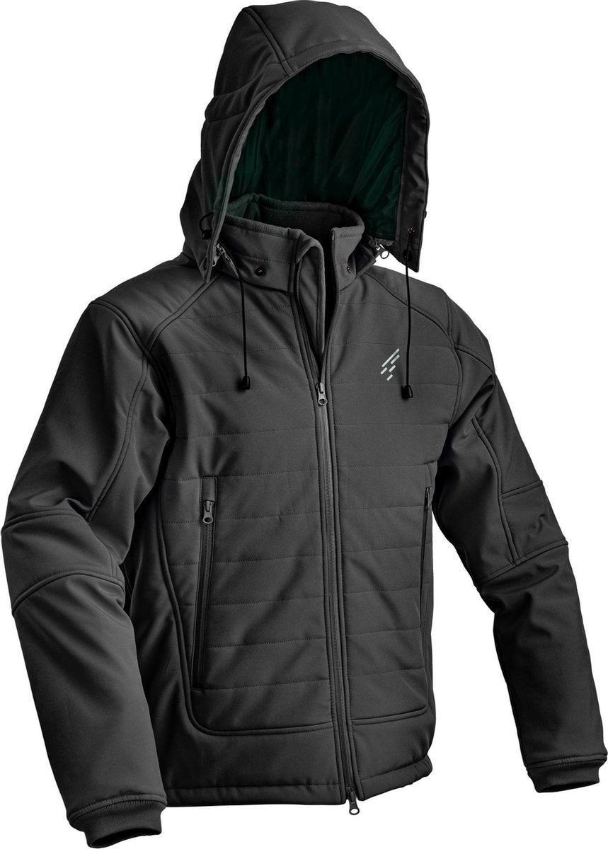 D.five Outdoorjas Urban Heren Polyester Zwart Maat M