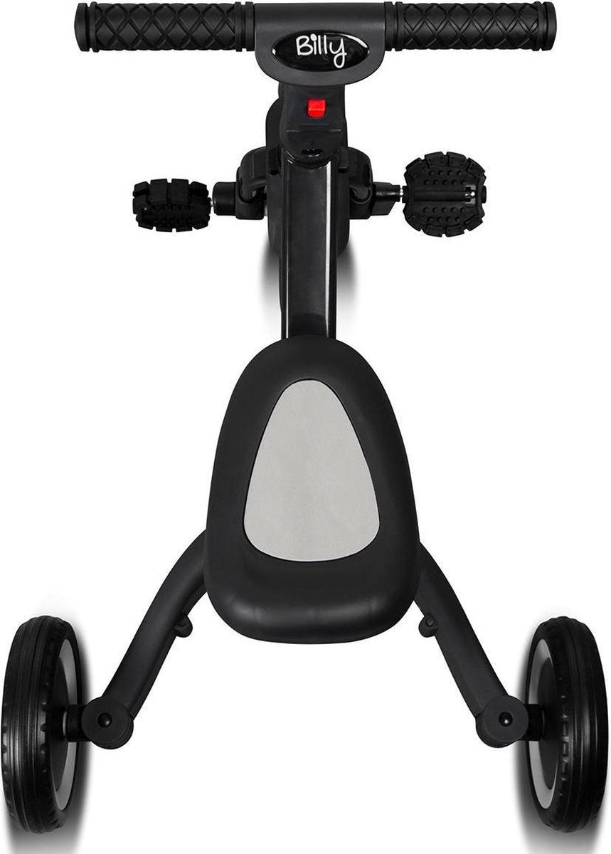 Billy 4 in1 Driewieler - Loopfiets - Balance Bike - Fresa - Zwart