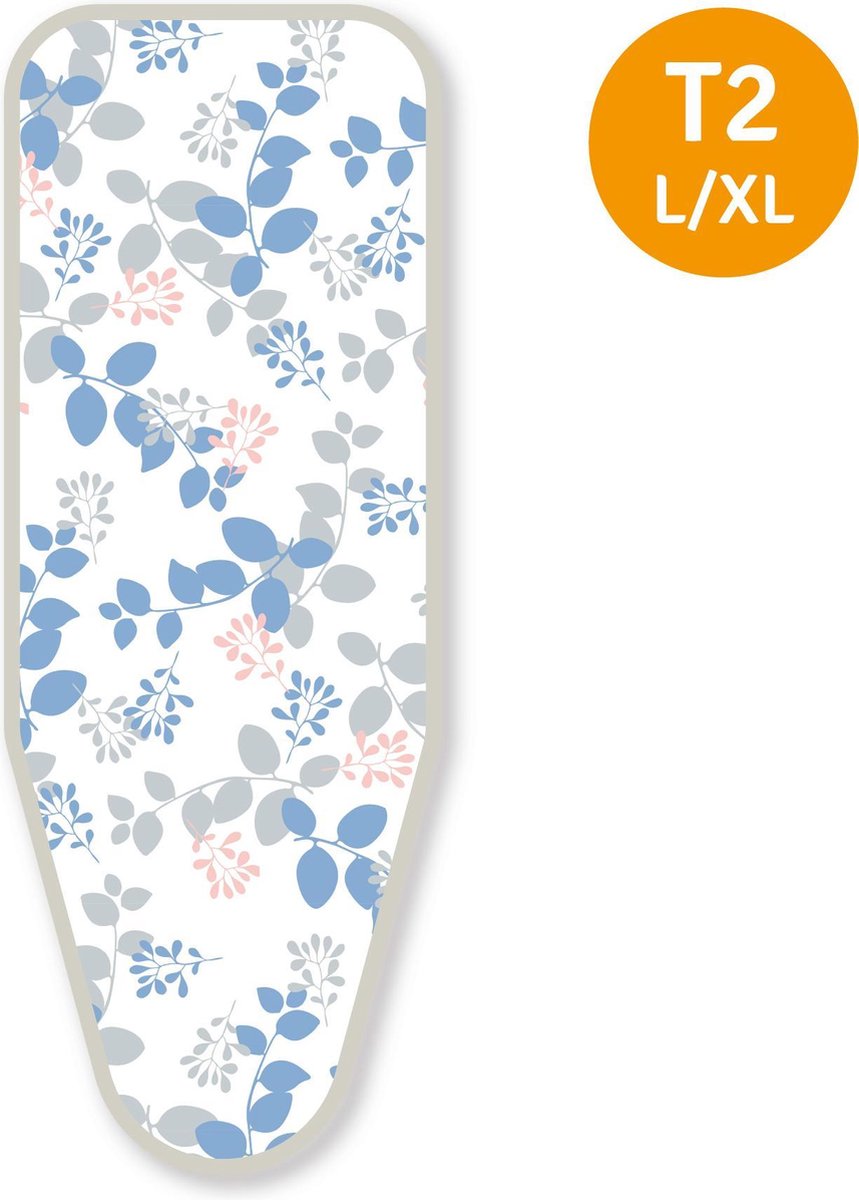LaundrySpecialist® Strijkplankovertrek ACTIVE  L/XL - 134x53cm - Blauw/Wit