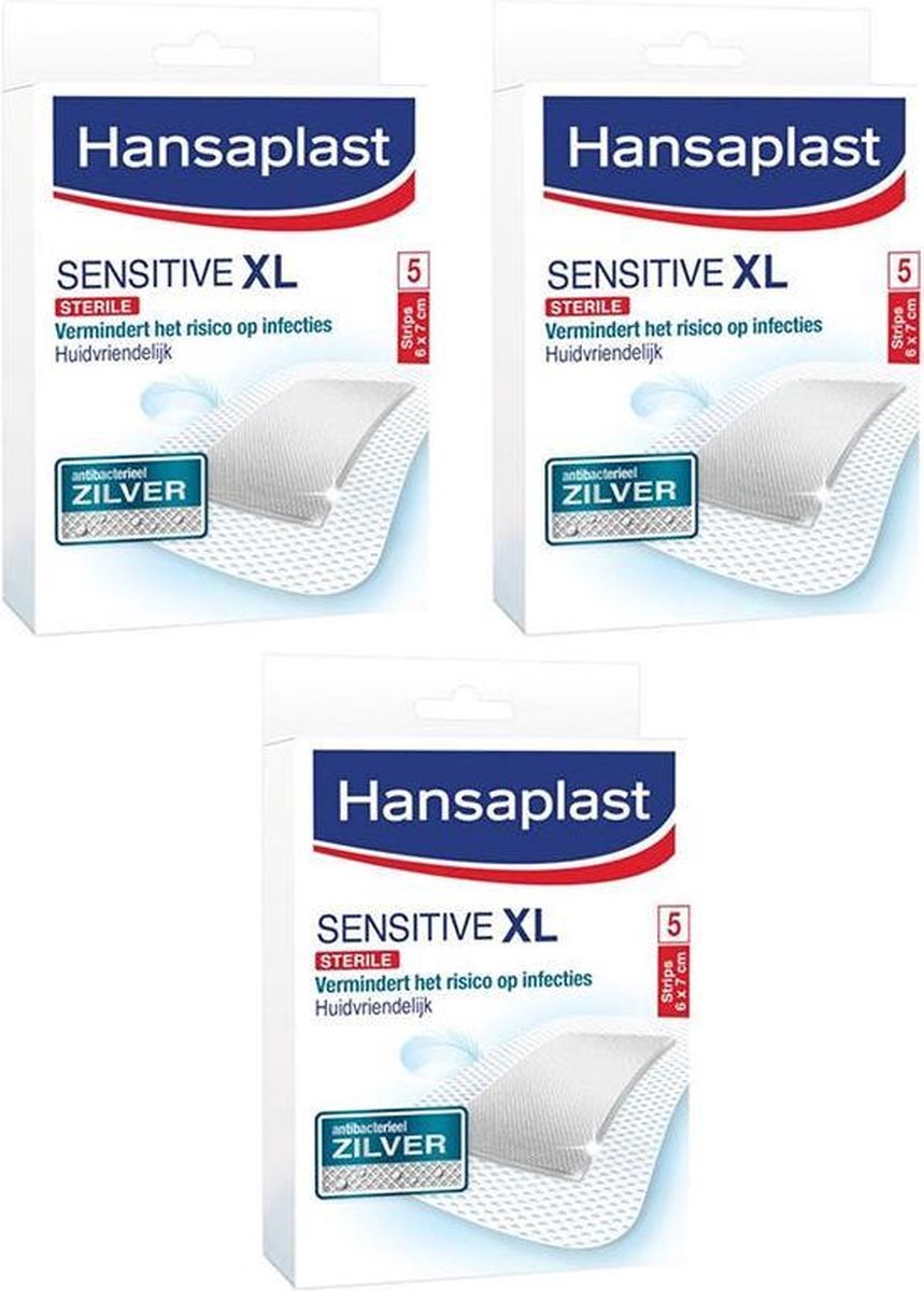 Hansaplast Sensitive Wondpleister 5x7