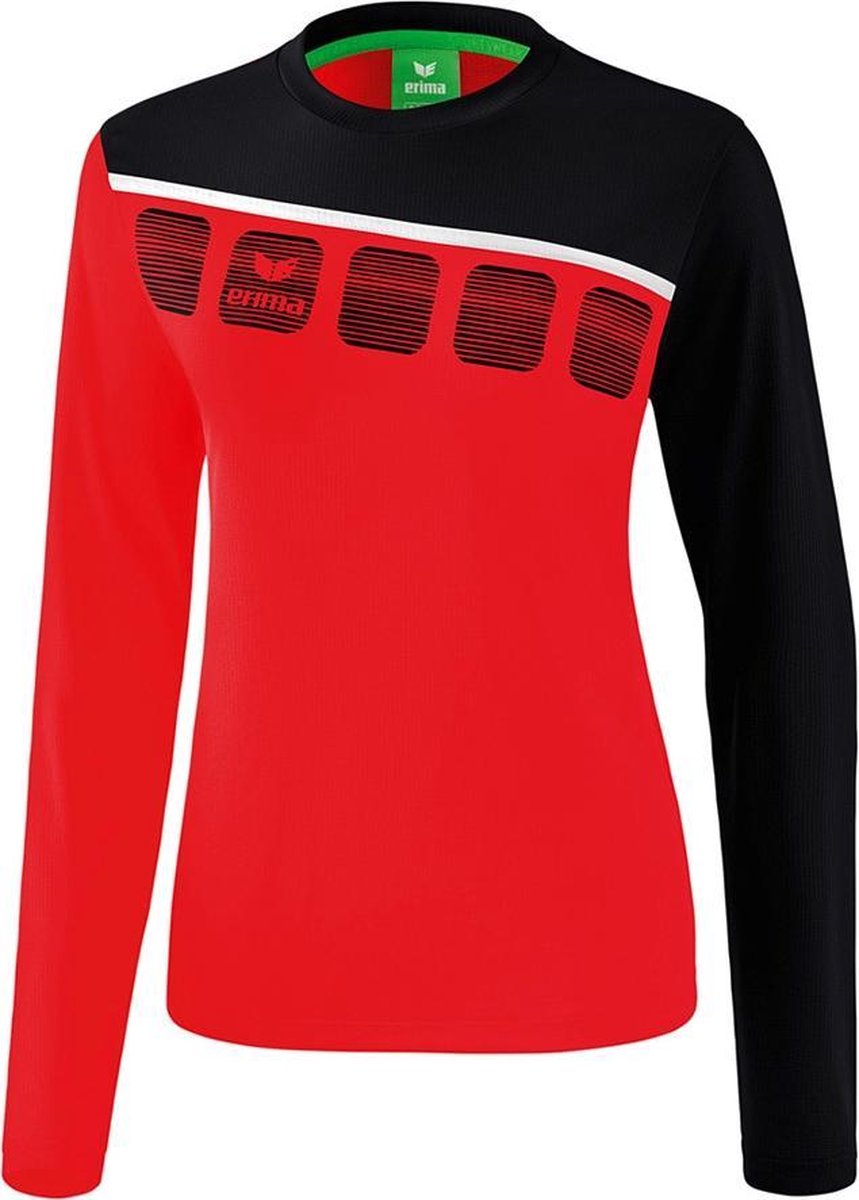 Erima 5-C Dames Sweater - Sweaters  - rood - 42
