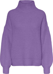 Noisy may NMROBINA L/S HIGH NECK KNIT Dames Trui - Maat XL