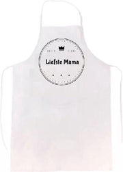 Liefste mama keukenschort |verassing - feestdag - verjaardag - geschenk - gift - kado - cadeau - barbeque - barbecue - chefkok - keuken - schort - eten - bbq - vlees - familie