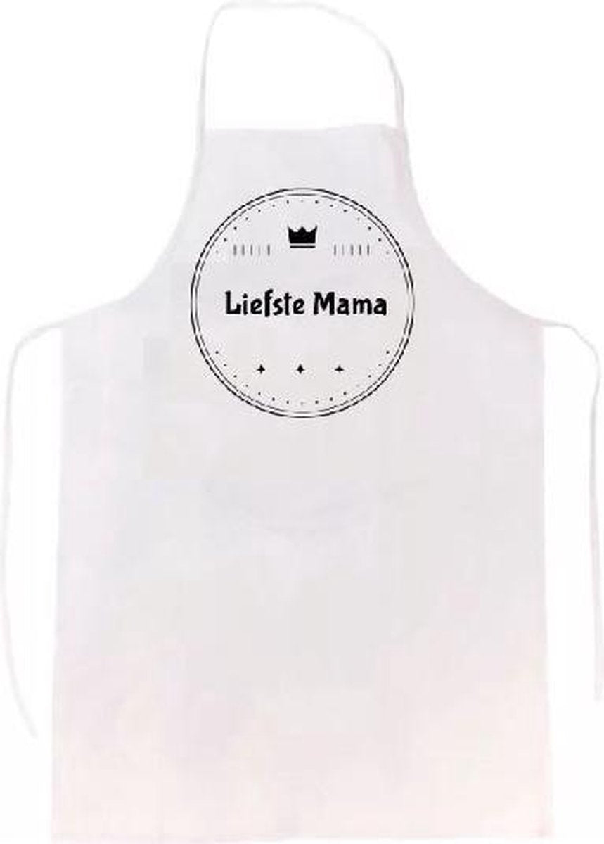 Liefste mama keukenschort |verassing - feestdag - verjaardag - geschenk - gift - kado - cadeau - barbeque - barbecue - chefkok - keuken - schort - eten - bbq - vlees - familie