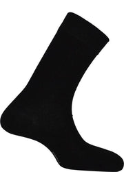 5 Paar Boru Bamboo 2301 Bamboe Sokken  Kleur zwart Maat 39/42