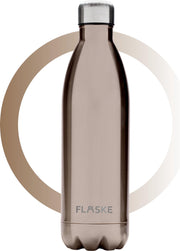 FLASKE Thermosfles - Honey - Drinkfles 1 liter - Thermosflessen - Fles