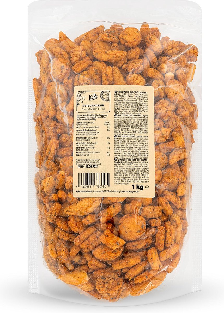 KoRo | Rijstcracker met oregano 1 kg