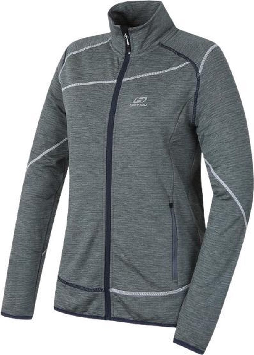 Hannah Sportjack Diery Dames Polyester/elastaan Grijs Mt 36