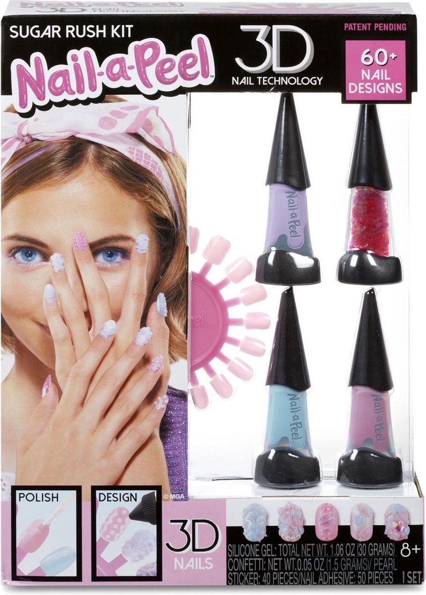 Nail-a-Peel Theme Kit- Sugar Rush