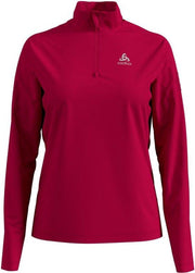 Odlo Midlayer 1/2 Zip Pillon Dames  - Cerise - Maat S