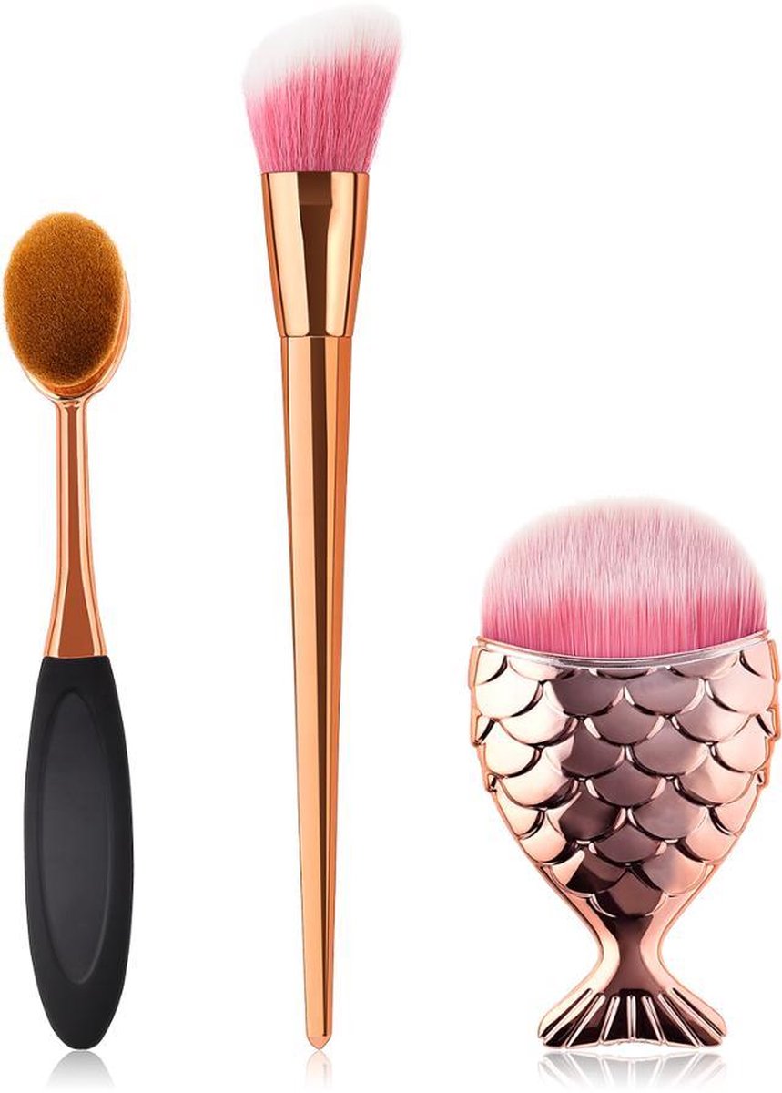 Zeemeermin make-up kwast
