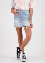 Raizzed Rok River - Hs21 Vrouwen Rok - Vintage Blue - Maat 30