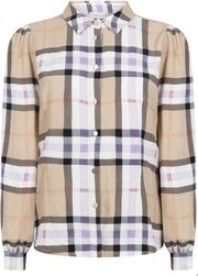 Tramontana Blouse L/S Check Print - M