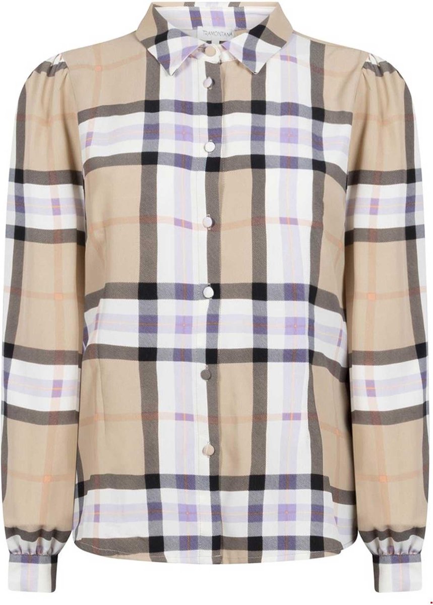 Tramontana Blouse L/S Check Print - M