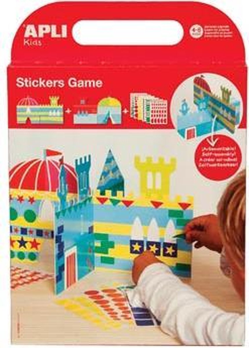 STICKERSPEL KASTEEL DOOS