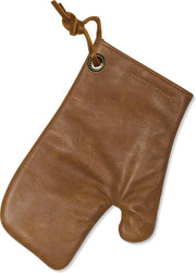 Dutchdeluxes - Ovenwant - (Volnerf) Leder - Vintage Cognac - Geschikt voor Barbecue - Incl. Geschenkdoos