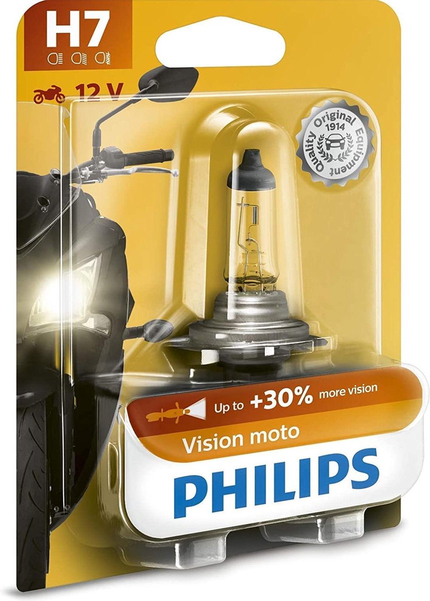 Philips Vision Moto Blister 12972PRBW - H7