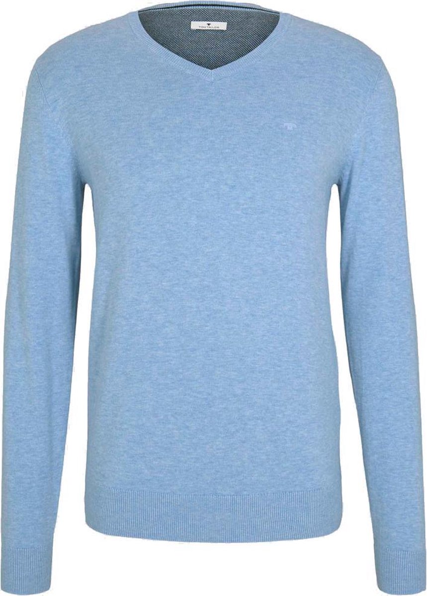 Tom Tailor Lange mouw Trui - 1012820 Bleu (Maat: XXL)