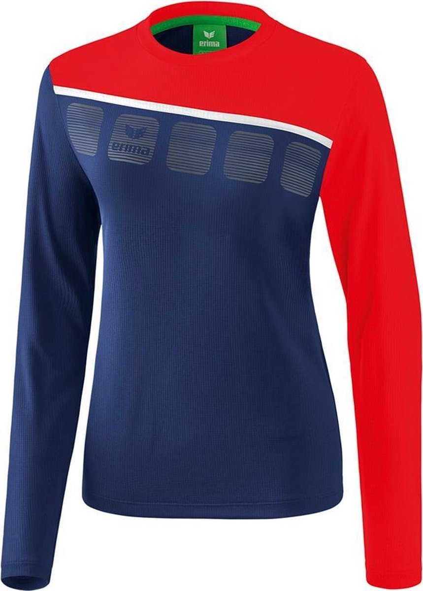 Erima 5-C Dames Sweater - Sweaters  - blauw donker - 48