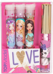 Depesche TOPModel Glitter-lijm-set