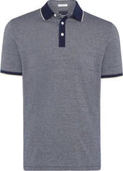 Tresanti polo detailed donkerblauw KM