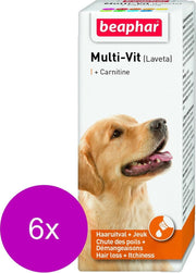 Beaphar Laveta Hond Carnithine - Voedingssupplement - Huid - Vacht - 6 x 50 ml