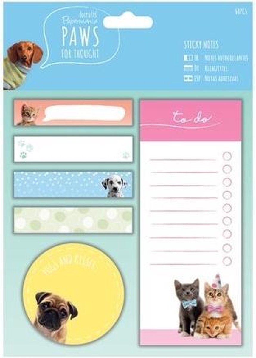 Plakbriefjes - Paws for Thought
