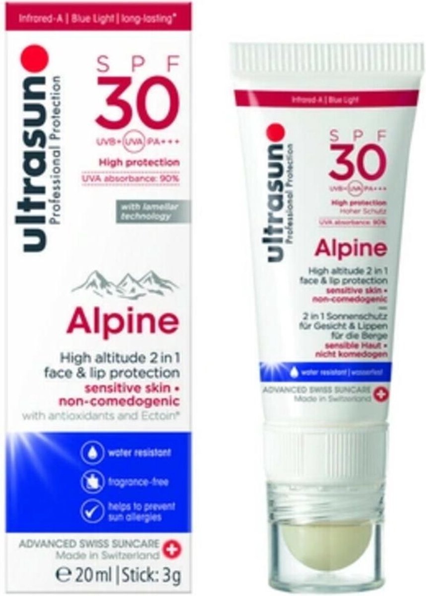 Ultrasun Alpine SPF30 20ml +3g