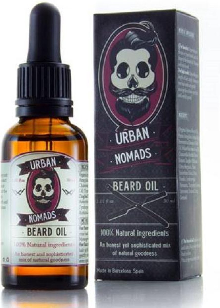 Urban Nomads Baard olie 100% Natuurlijk