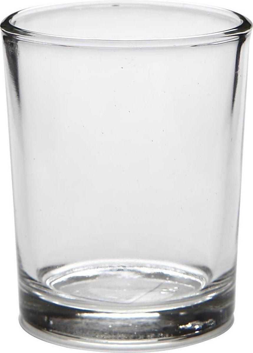 Waxinelicht. H: 6.5 cm. d: 4.5 cm. 120 ml. 12 stuk/ 1 karton