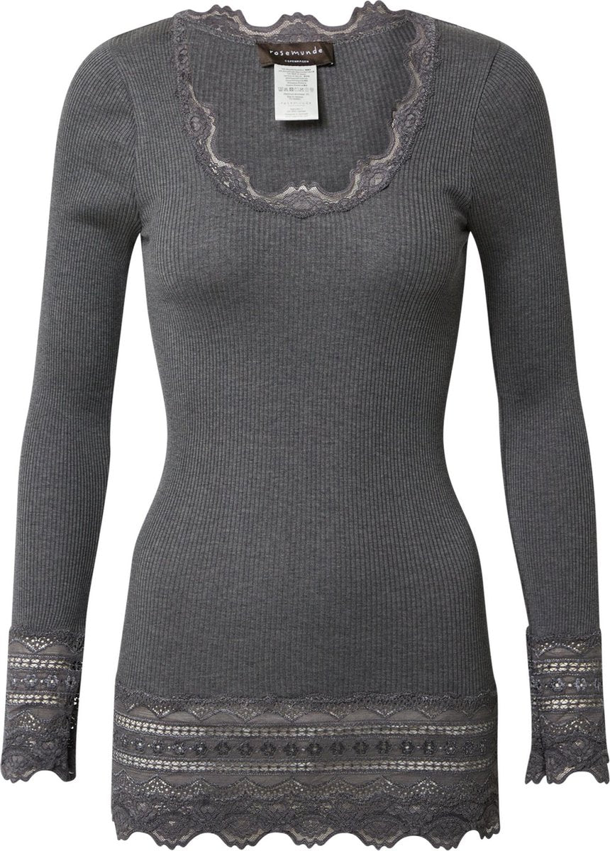 Rosemunde shirt Donkergrijs-L
