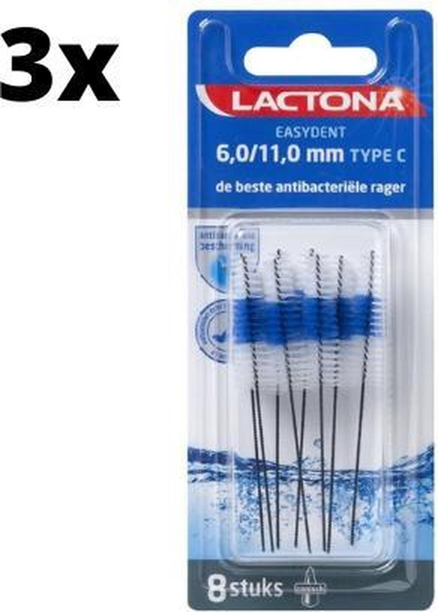 Lactona Easydent C - 6.0-11.0mm - 3 x 8 stuks - Voordeelverpakking