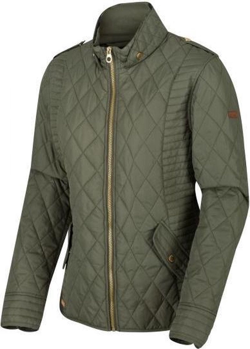 Regatta Jas Carita Dames Legergroen Polyester Maat 38