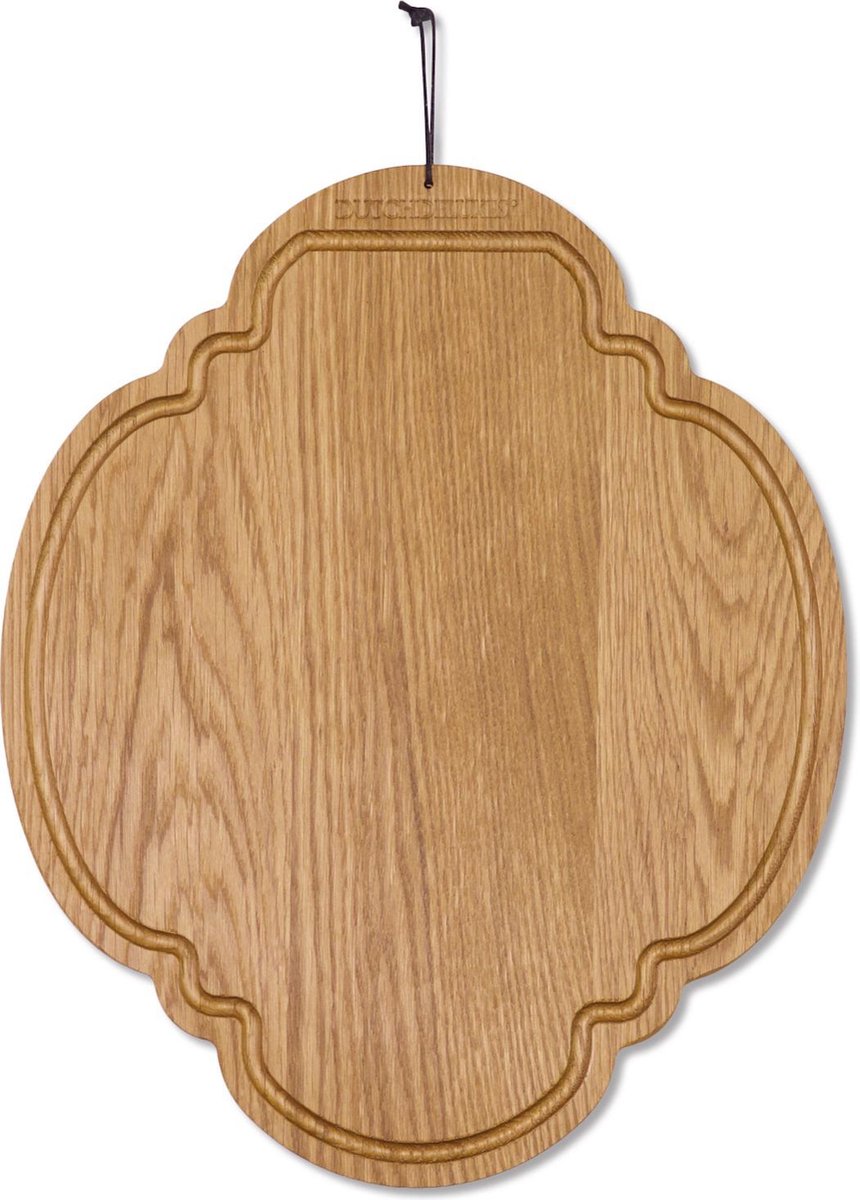 Dutchdeluxes - Ontbijtplank / Snijplank Ovaal - Massief Eiken - 32 x 26
