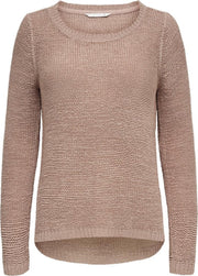 Onlgeena Xo L/s Pullover Knt Noos 15113356 Misty Rose