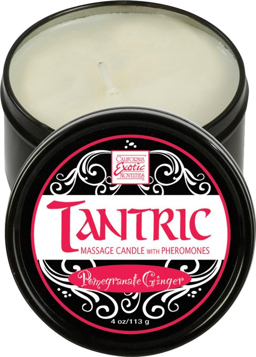 California Exotic Novelties Stimulerende middelen TANTRIC CANDLE W PHER. POMGR.GINGER