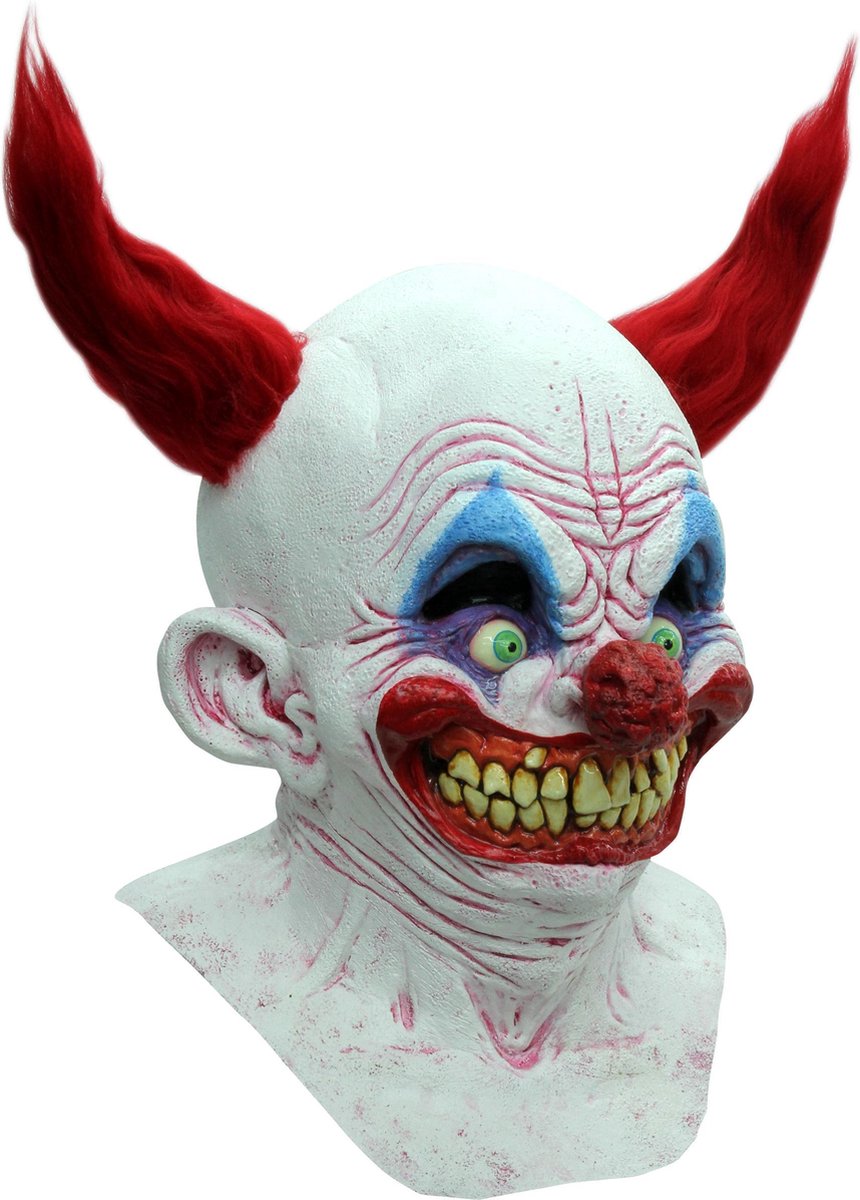 Clowns Masker voor volwassenen Halloween accessoire - Verkleedmasker - One size