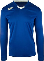 Robey Hattrick LS Shirt voetbalshirt lange mouwen (maat 116) - Royal Blue