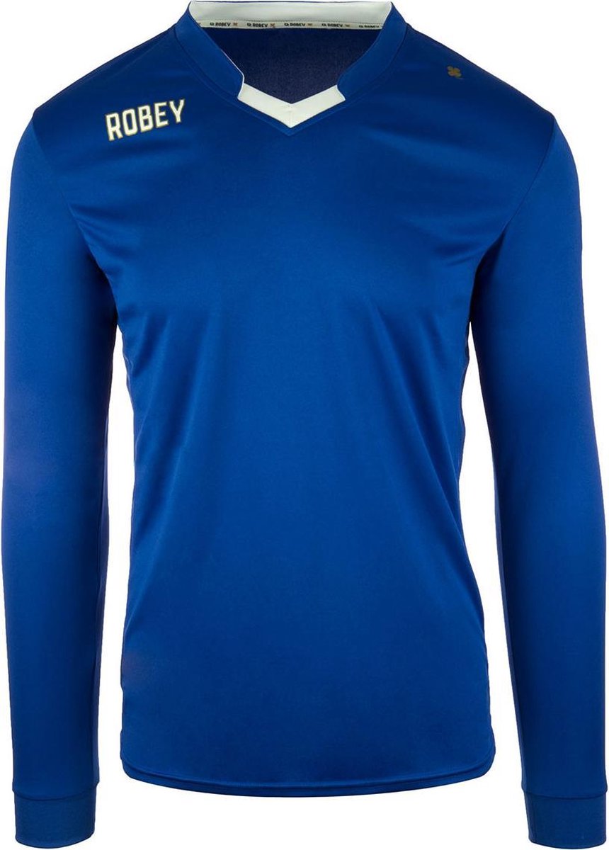 Robey Hattrick LS Shirt voetbalshirt lange mouwen (maat 116) - Royal Blue