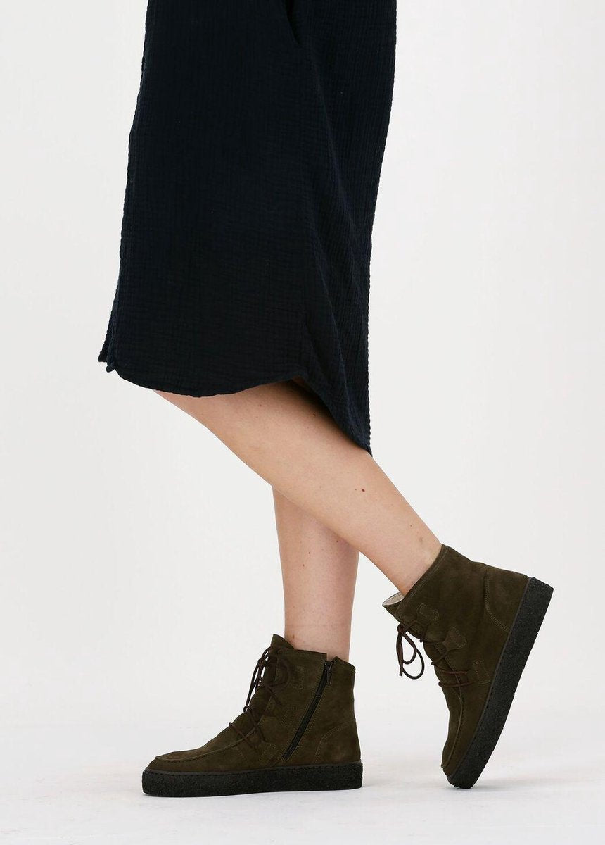 Ca'Shott 18110 Veterboots - Laarzen Met Veters - Dames - Groen - Maat 42