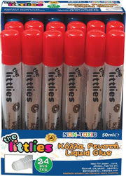 The Littlies Vloeibare Lijm 50 Ml Grijs/rood