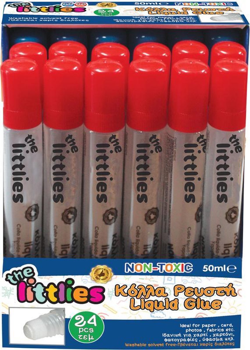 The Littlies Vloeibare Lijm 50 Ml Grijs/rood