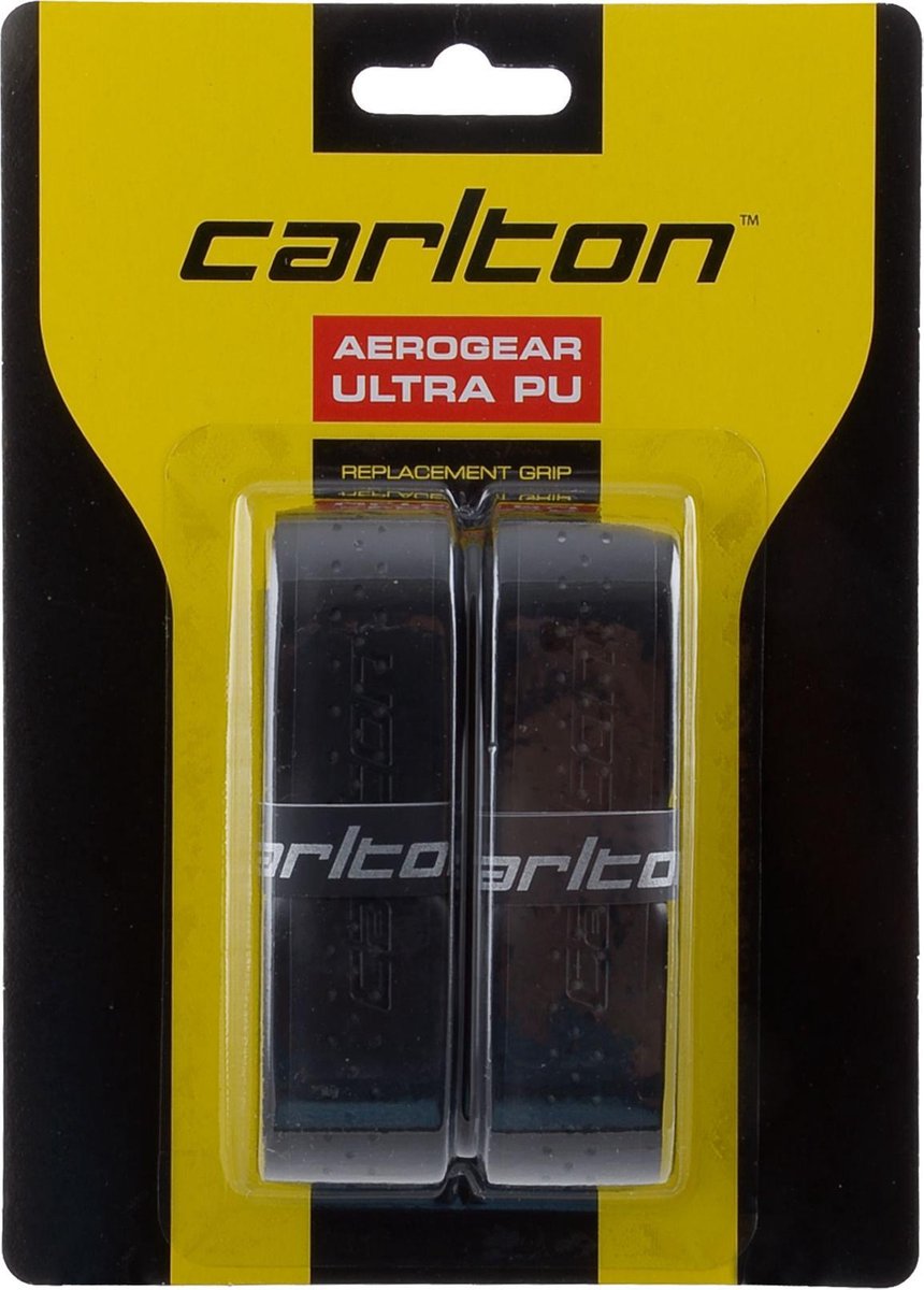Carlton AG ULTRA - 2 stuks - Badmintongrips - zwart