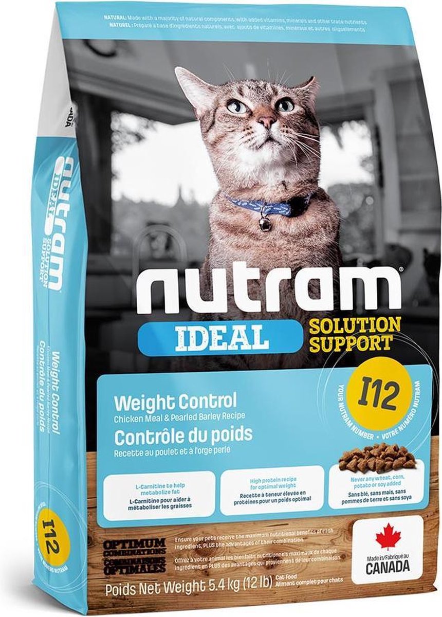 Nutram kattenvoer Weight Control I12 5