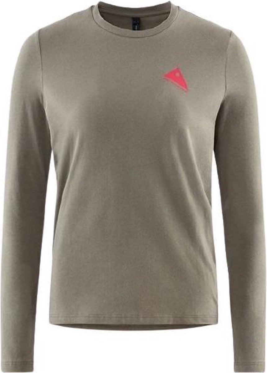 Klättermusen Shirt Runa Commitment Dames Katoen Grijs Maat Xs