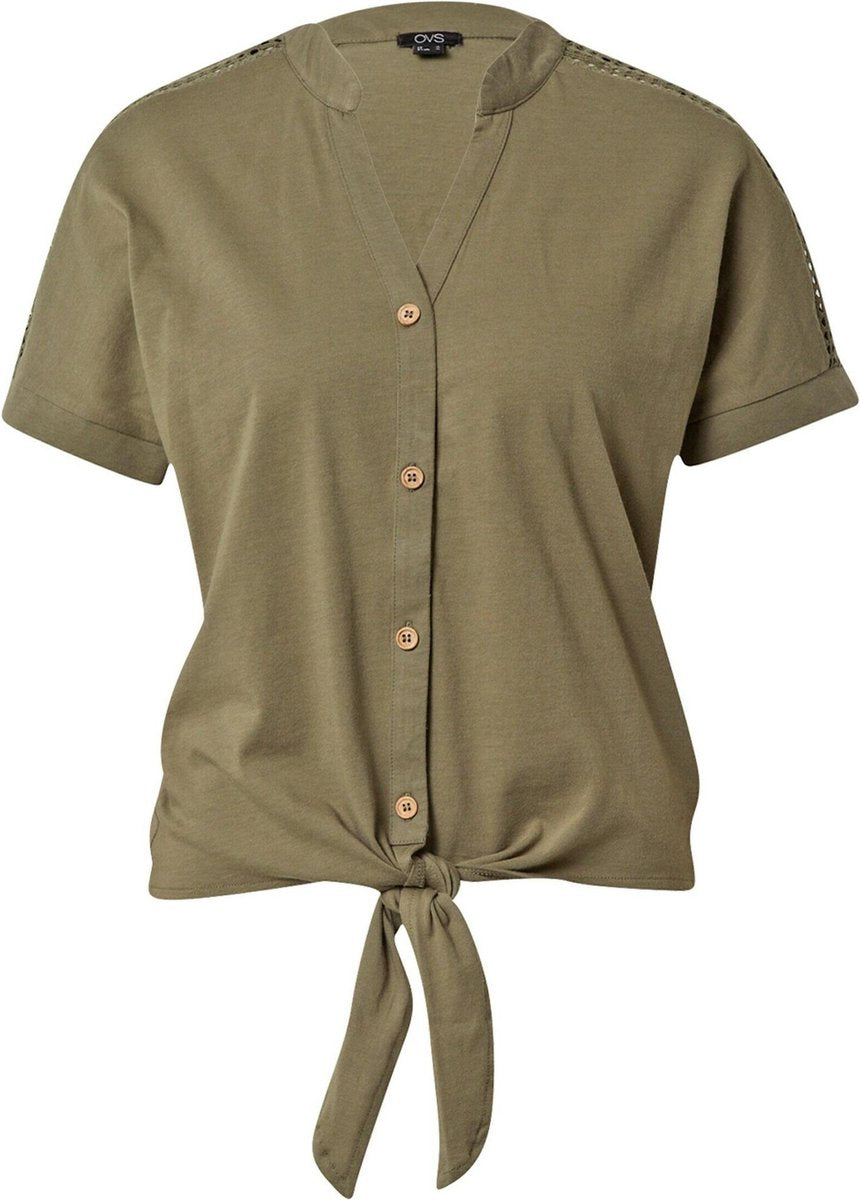 Ovs blouse Olijfgroen-S