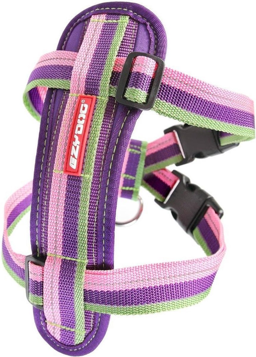 EzyDog Chest Plate Hondenharnas / tuig - L - Bubblegum