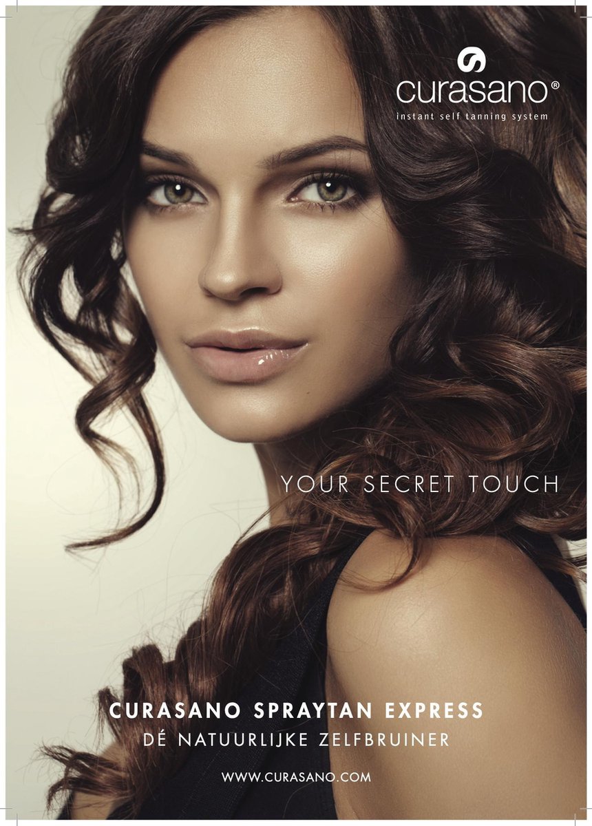Curasano Spraytan Zelfbruiner Tanning Dark 200 ml. + handschoen
